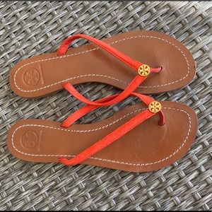 Tory Burch Flip Flops in Size 8.5 Red